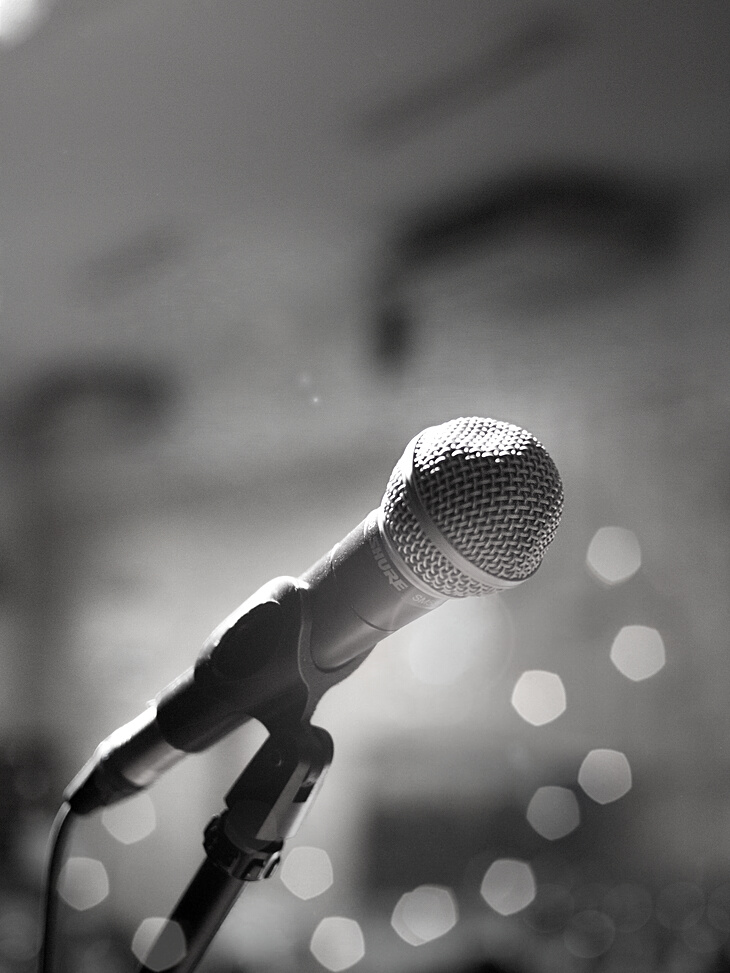 Close-Up Photography of Microphone